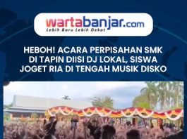 VIDEO - Heboh! Acara Perpisahan SMK di Tapin Diisi DJ Lokal, Siswa Joget Ria di Tengah Musik Disko