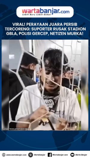 VIDEO - VIRAL! Perayaan Juara Persib Tercoreng: Suporter Rusak Stadion GBLA, Polisi Gercep, Netizen Murka!