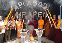 Jelang Puncak Hari Tri Suci Waisak 2569 BE di Candi Borobudur Besok, Api Dharma Diambil dari Mrapen