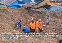 Longsor di Samarinda, 6 Orang Tertimbun