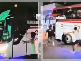 Rusuh di Tangerang! Bus Primajasa Dirusak Pengamen Serang karean Tak Beri Uang, Polisi Buru Pelaku