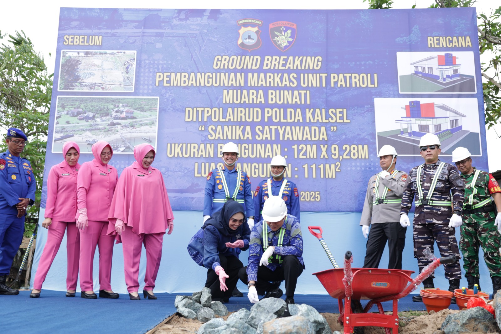 Bupati Andi Rudi Latif Apresiasi Ground Breaking Markas