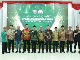 Pisah Sambut Dandim 1022/TNB, Bupati Tanah Bumbu Tegaskan TNI-Pemda Harus Kompak Bangun Daerah