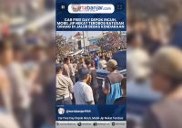 VIDEO - Car Free Day Depok Ricuh, Mobil Jip Nekat Terobos Ratusan Orang di Jalur Bebas Kendaraan