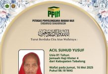 Satu Jemaah Calon Haji Kloter 4 Asal Tabalong Wafat di Madinah