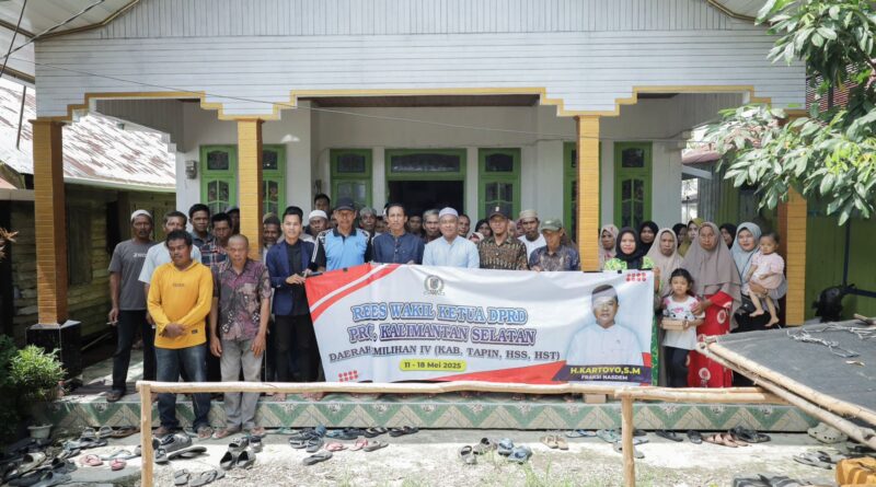 Wakil Ketua DPRD Kalsel Terima Keluhan Tak Ada Akses Jalan Darat dari Poros Jalan Kandangan Nagara masuk ke Desa Muning Dalam