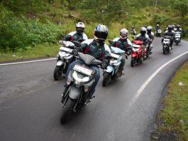 Yamaha Indonesia Buktikan GEAR ULTIMA Taklukkan Jalur Perkotaan dan Pegunungan Kintamani