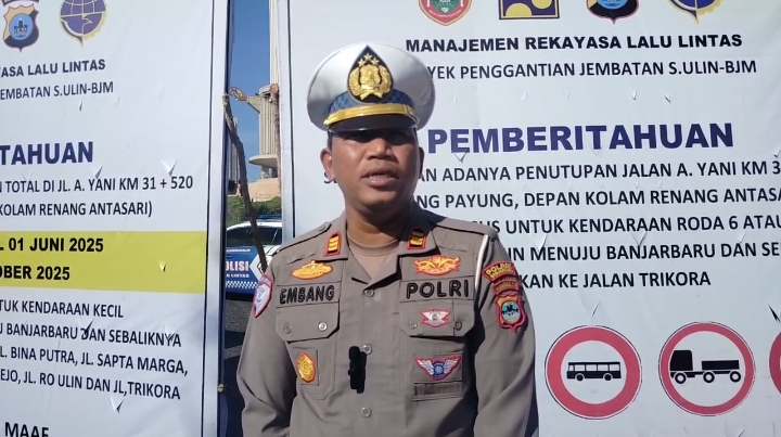 Kasatlantas Polres Banjarbaru, AKP Embang Pramono