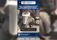 VIDEO - Siasat Licik Pengendara Tutupi Pelat Nomor Pakai Lakban Demi Hindari Kamera Tilang ETLE