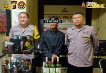 Gelar Operasi Sikat Intan 2025, Polsek Kelumpang Barat Berhasil Amankan Penjual Miras