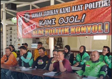 Koalisi Ojol Nasional Tolak Aksi Demo Politis, Netizen: "Balik Tanya, Motif Politik Apa yang Dibawa KON?"