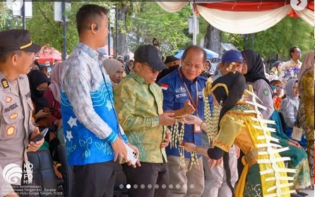 Perayaan Meriah Hari Tari Sedunia Wabup HST