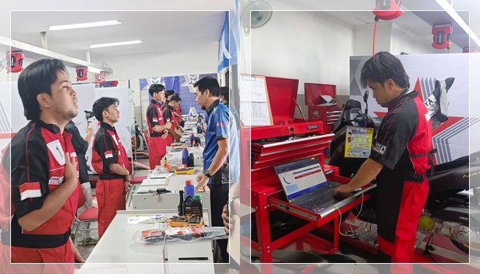 Puluhan Teknisi Yamaha Berkompetisi2