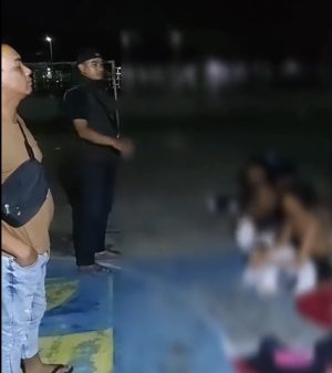 Sekelompok Remaja Nongkrong di Taman Kelayan Diduga Bawa Sajam Dapat Pembinaan dari Petugas Piket Ops Macan Sudimampir Polresta Banjarmasin