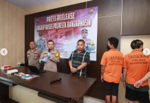 Kenal di Medsos, DM Jadi Kurir Narkoba, Kapolsek Banjarmasin Barat: Rp1,5 Juta Sekali Antar
