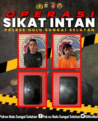 Polisi Ringkus Sejumlah Pelaku Narkoba Jenis Sabu di Daha Selatan HSS