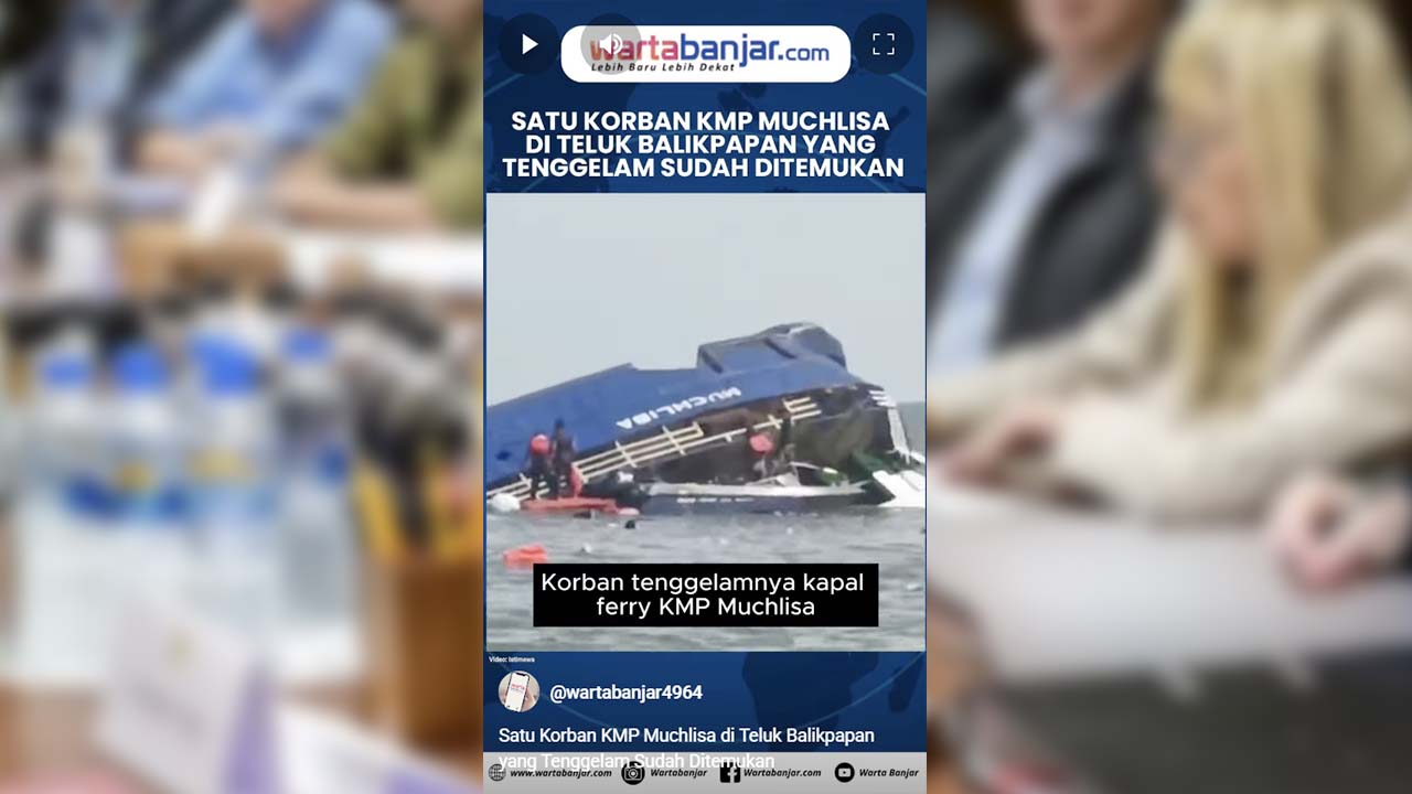Satu Korban KMP Muchlisa di Teluk Balikpapan yang Tenggelam Sudah Ditemukan