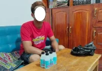 Gelar Razia Pekat, Personel Polsek Tambang Ulang Sita Sejumlah Botol Alkohol Gadjah Duduk 95%