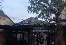 Api Padam, Beredar Foto Rumah Terbakar di Komplek Joko Pemurus Dalam Hangus dan Rusak Parah