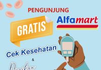 GRATIS!, Pemeriksaan Kesehatan Kadar Gula Darah di Alfamart Banjarmasin