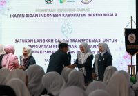 Pengurus Baru IBI Batola Diresmikan, Bupati Bahrul Ilmi Apresiasi Jasa Para Bidan