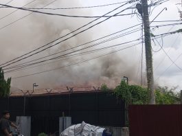 BREAKING NEWS! Api Berkobar di Jalan Arjuna Banjarmasin