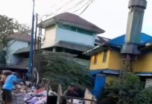Sampah Kembali Menumpuk di Tepi Jalan Veteran di Simpang Tiga Pasar Kuripan-Sungai Bilu