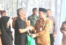 Syukuran Hari Jadi ke 20 Kecamatan Simpang Empat, Camat Abdul Muiz Sampaikan Perkembangan Ketahanan Pangan