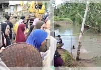RITUAL BAGANDANG NYIRU Digelar di Sungai Stagen! Warga Berharap Operator Excavator yang Hilang Ditemukan