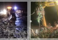 Banjir Besar Landa Kotabaru: Excavator Terbalik di Sungai Jupi, Warga Panik dan Berdoa