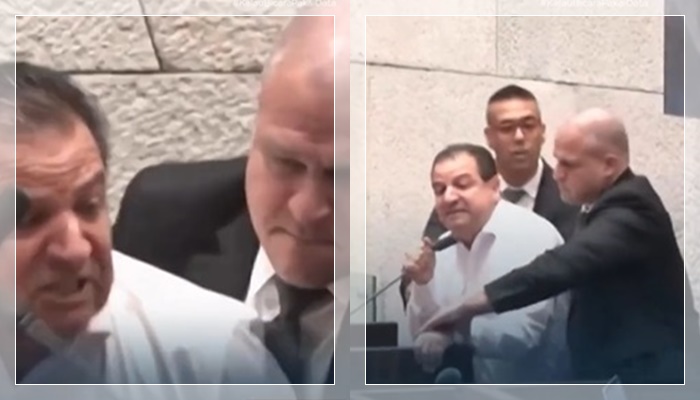 DETIK-DETIK Anggota Parlemen Israel Diseret Paksa dari Podium! Ayman Odeh: "Saya Hanya Mengatakan Kebenaran!"