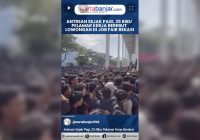 VIDEO - Antrean Sejak Pagi, 25 Ribu Pelamar Kerja Berebut Lowongan di Job Fair Bekasi
