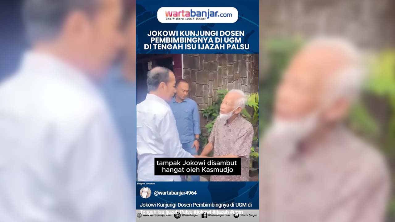 VIDEO - Jokowi Kunjungi Dosen Pembimbingnya di UGM di Tengah Isu Ijazah Palsu
