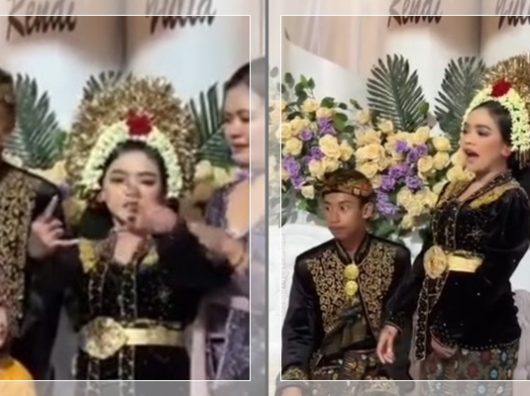 Heboh! Pengantin Bocil di Lombok Joget Nyongkolan, Netizen: 'Belum Full di-Charge Udah Dicabut!'