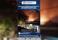 VIDEO - Kebakaran Tengah Malam Guncang Banjarmasin Utara, 10 KK Kehilangan Tempat Tinggal