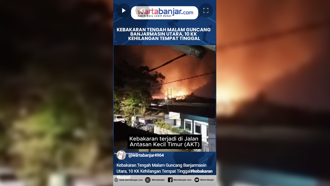 kebakaran antasan kecil