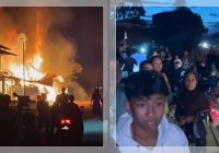Kebakaran Hebat Landa Bumdes di Katingan, Api Masih Berkobar dan Damkar Terkendala Medan Rusak
