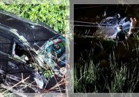 Mobil Hitam Terjun Bebas di Tikungan Telaga Bajang Palangka Raya, Begini Kondisi Sopirnya