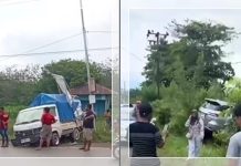 Kecelakaan di Rest Area Gunung Kayangan Pelaihari Pikap Vs SUV: Empat Orang Luka-Luka