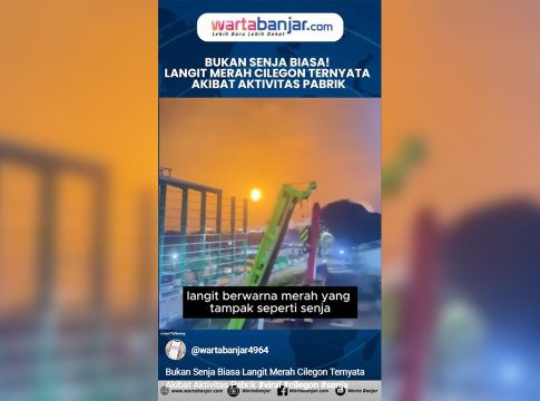 VIDEO - Bukan Senja Biasa! Langit Merah Cilegon Ternyata Akibat Aktivitas Pabrik