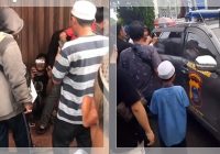 Saat Kabur, Diduga Maling Ayam Tabrak Warga di Depan Masjid Al Karomah Martapura