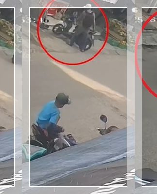 Aksi Curanmor di Pasar Kereng Pangi Kalteng Terekam CCTV, Warga Diimbau Waspada!