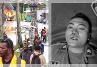 Demo Mahasiswa Uncen Tolak Kenaikan UKT Berujung Ricuh: Truk Polisi Dibakar, Empat Personel Terluka