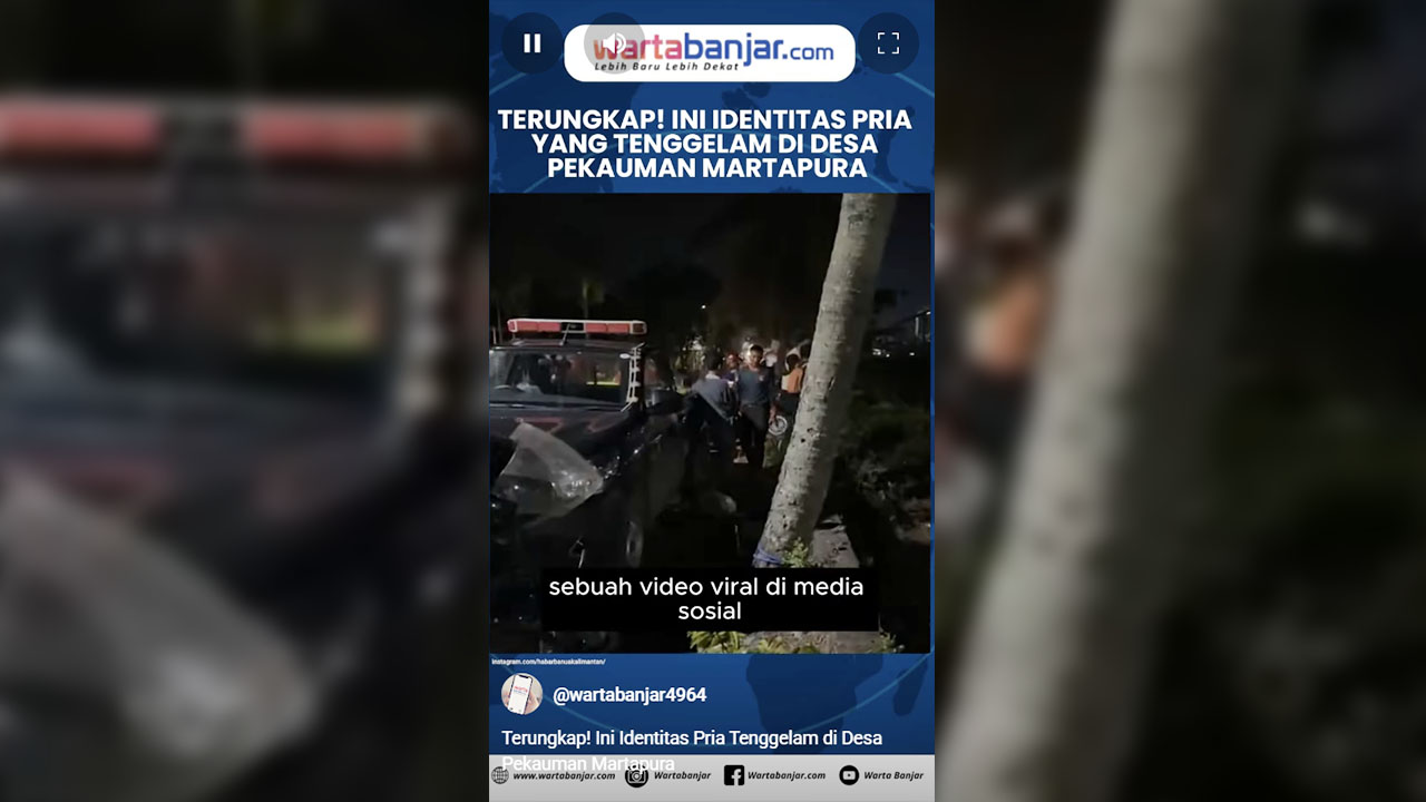orang tenggelam martapura