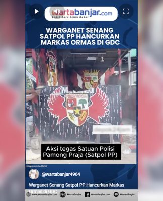 VIDEO - Warganet Senang Satpol PP Hancurkan Markas Ormas di GDC