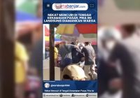 VIDEO - Nekat Mencuri di Tengah Keramaian Pasar, Pria Ini Langsung Diamankan Warga