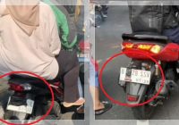 WADUH! Pengendara Nekat Tutupi Pelat Nomor Pakai Lakban, Kamera ETLE Tak Berkutik!