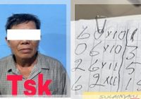Bapak-Bapak Main Togel di Kantin Pasar, Polisi HSU Grebek dan Bekuk Pria Asal Babirik!
