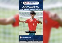 VIDEO - Klub Raksasa Eropa Pantau Langsung Anak Cristiano Ronaldo di Kroasia