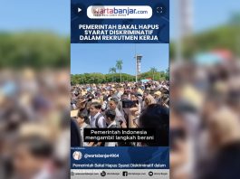 VIDEO - Pemerintah Bakal Hapus Syarat Diskriminatif dalam Rekrutmen Kerja
